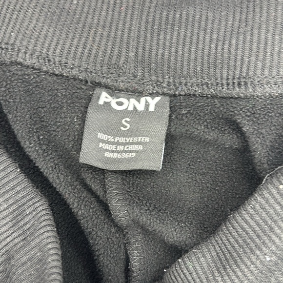 Pony black joggers size small - Picture 3 of 7